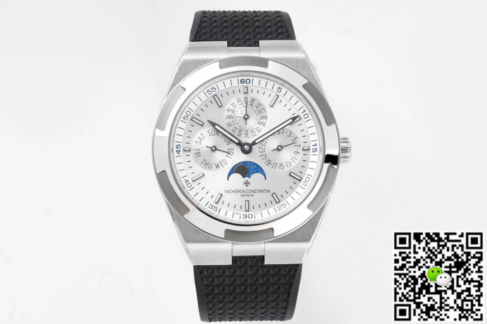 Replica Vacheron C0nstan1n Overseas 4300V 1:1 Best Edition 8F Factory V2 Silvery White Dial