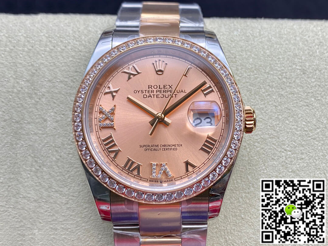 Replica R01ex Datejust M126281RBR-0016 1:1 Best Edition EW Factory Pink Dial