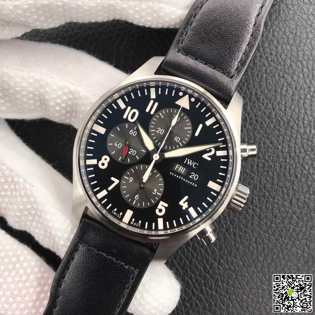 Replica IWC Pilot IW377709 1:1 Best Edition ZF Factory Black Dial