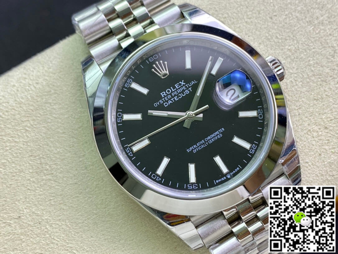 Replica R01ex Datejust M126300-0012 1:1 Best Edition EW Factory Black Dial