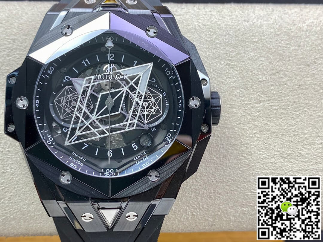 Replica Hublot Big Bang Sang Bleu II 418.CX.1114.RX.MXM20 1:1 Best Edition BB Factory Black Ceramics