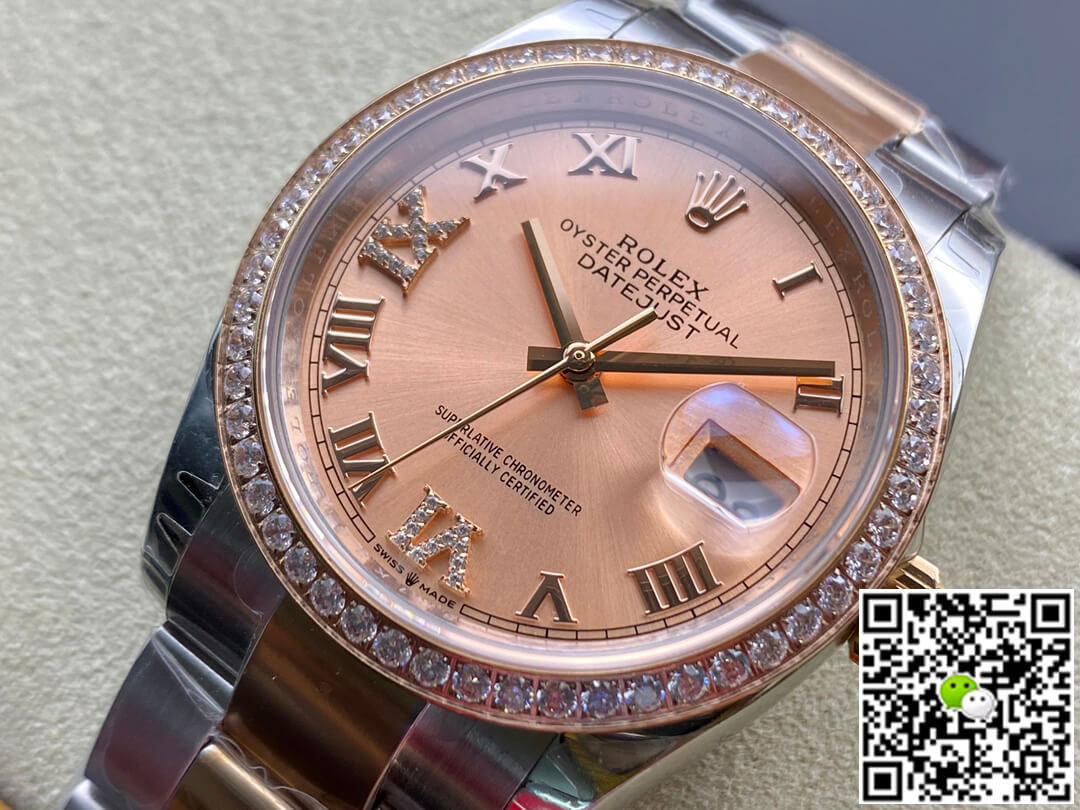 Replica R01ex Datejust M126281RBR-0016 1:1 Best Edition EW Factory Pink Dial