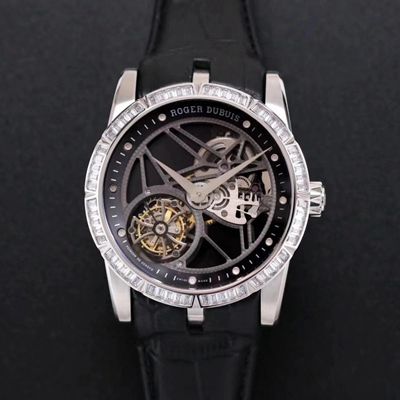 Replica Roger Dubuis Excalibur RDDBEX0393 1:1 Best Edition JB Factory Tourbillon V3 D1am0nd Swiss RD505SQ