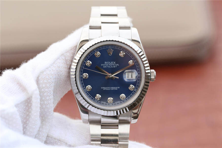 Replica R01ex Datejust M126334-0015 1:1 Best Edition EW Factory Blue Dial