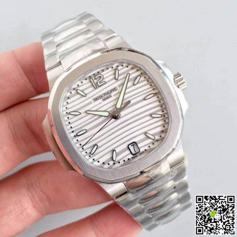 Replica Pat*k Phi1i*pe Nautilus Ladies 7118/1A-010 PF Factory 1:1 Best Edition Swiss ETA324