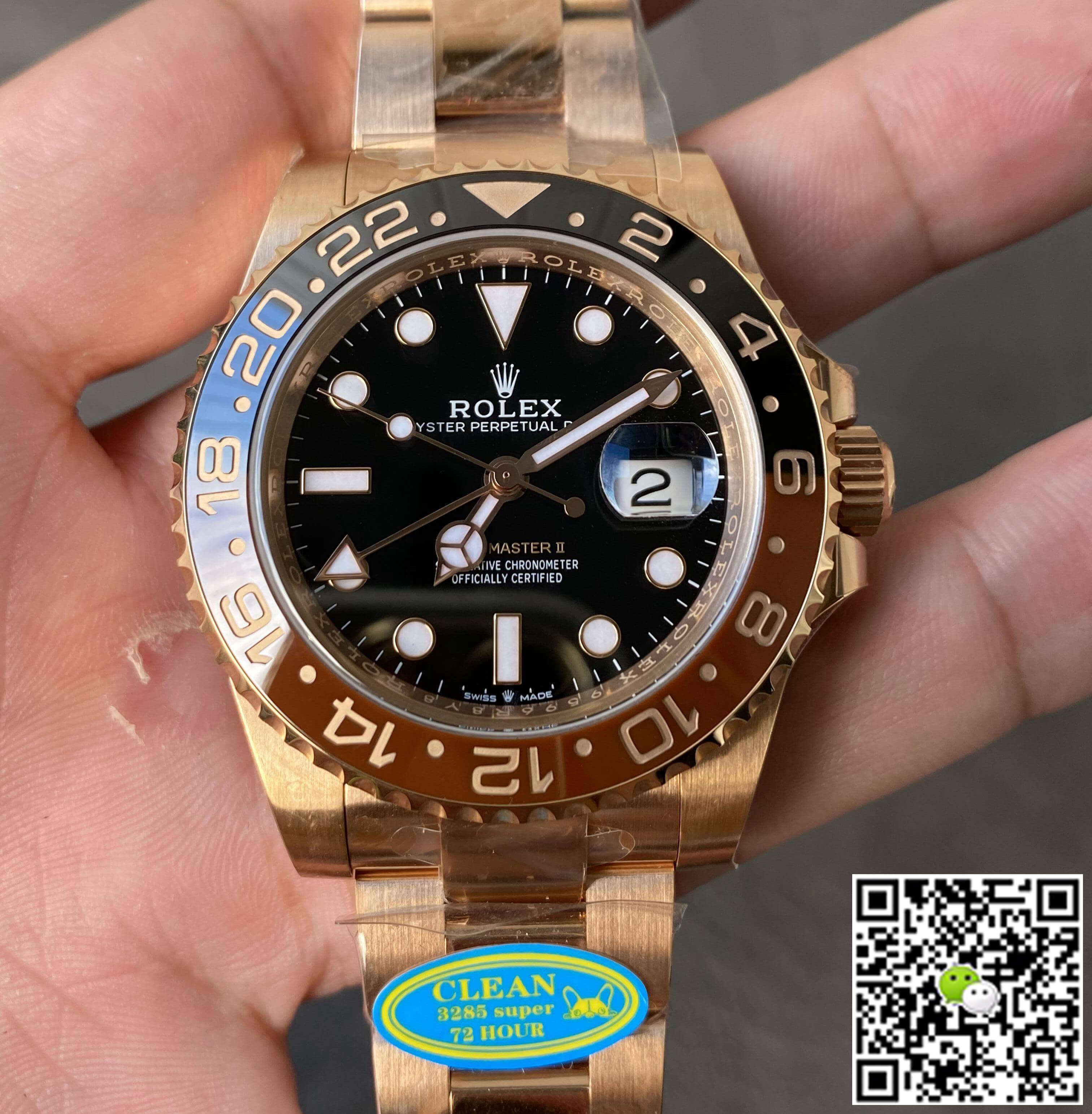 Replica R01ex GMT Master II M126715CHNR-0001 1:1 Best Edition Clean Factory V2 Ceramic Bezel