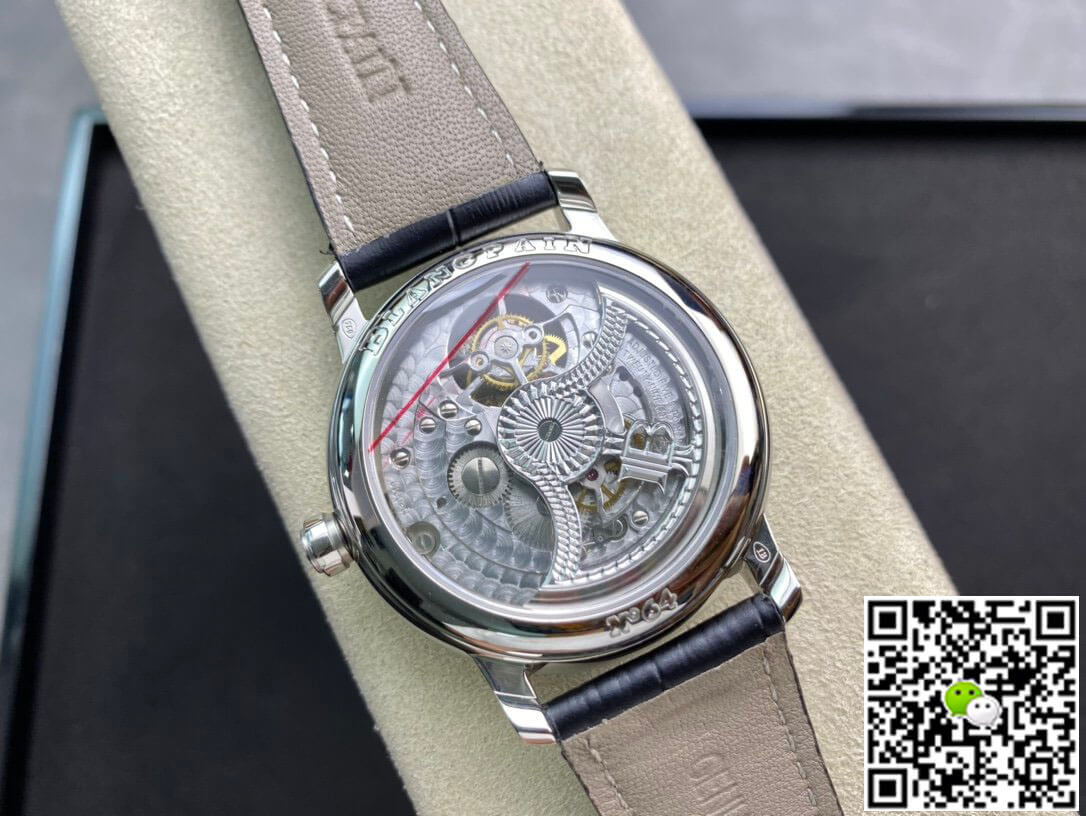 Replica Blancpain Villeret 6025-1542-55 True Tourbillon 1:1 Best Edition JB Factory White Dial Swiss Cal.25