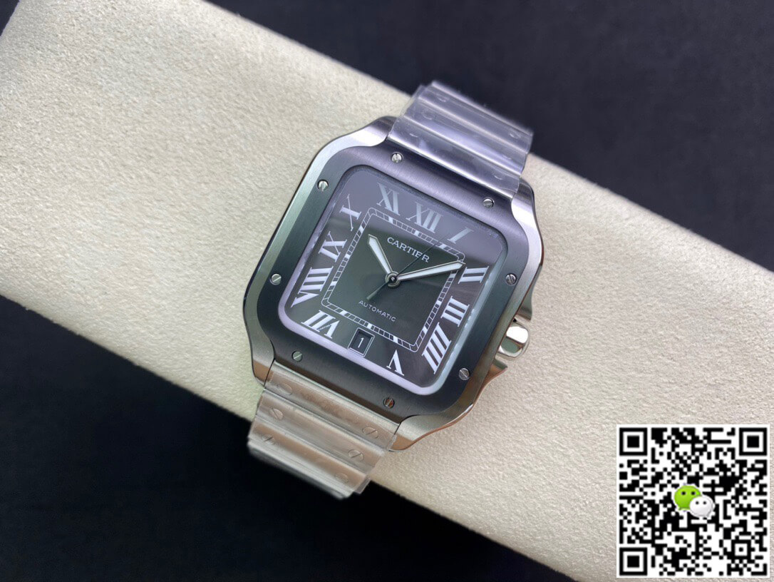 Ca*t1er Watch Rep Santos WSSA0037 1:1 Best Edition GF Factory V2 Gray Dial