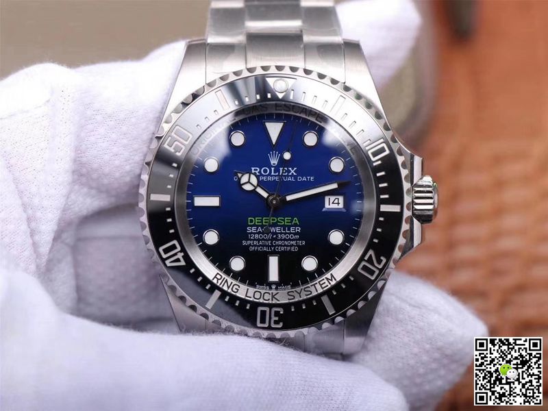 Replica R01ex Sea-Dweller Deepsea M126660-0002 1:1 Best Edition Noob Factory D-Blue Swiss ETA3235