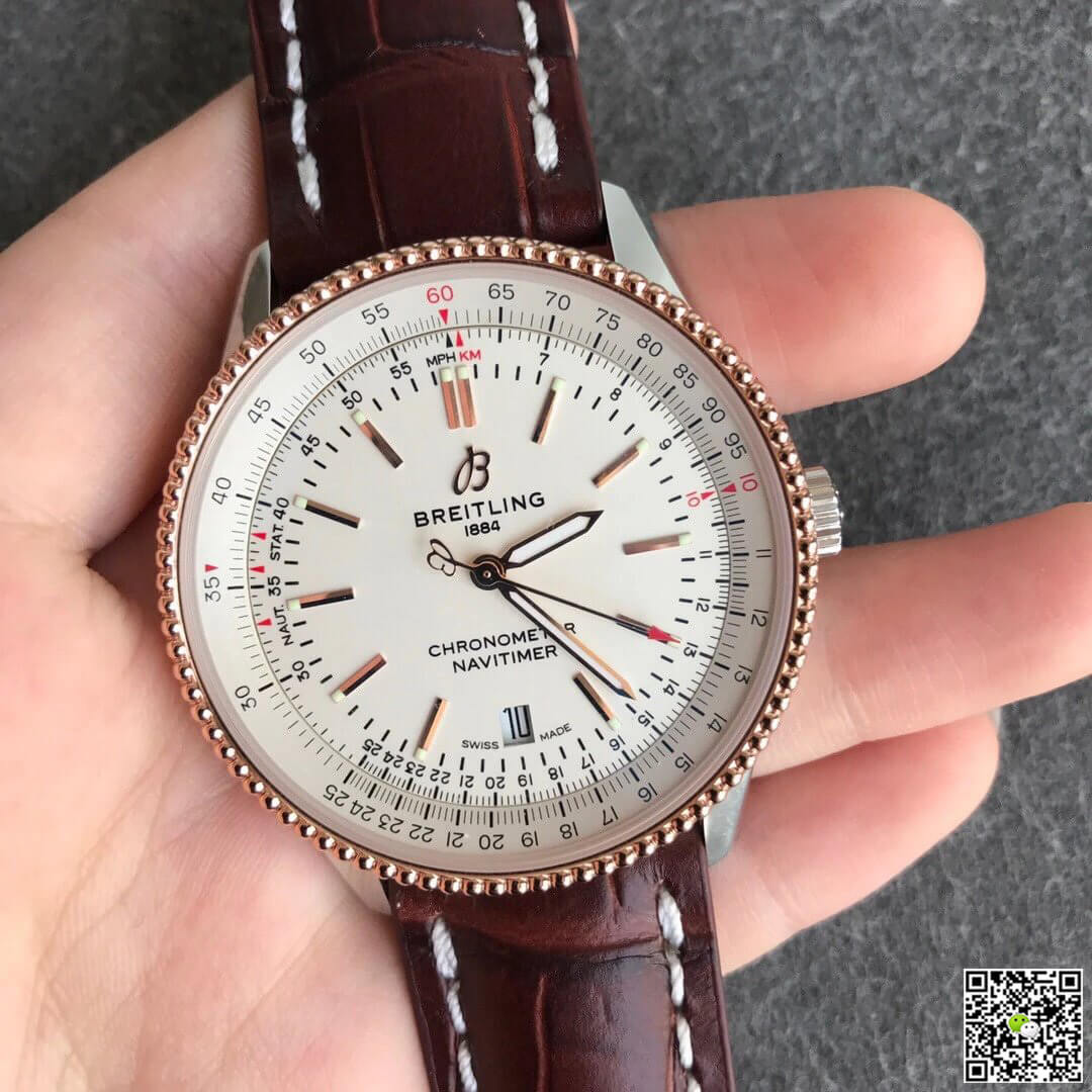 Replica Breitling Navitimer 1 U17326211G1P2 1:1 Best Edition V7 Factory White Dial