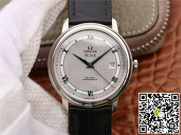 Replica 0me*ga De Ville 424.13.40.20.02.003 1:1 Best Edition MKS Factory Silver Dial