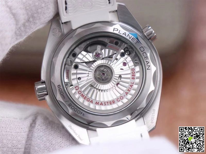 Replica 0me*ga Seamaster 215.33.40.20.04.001 Planet Ocean 600M 1:1 Best Edition VS Factory White Dial Swiss ETA8800