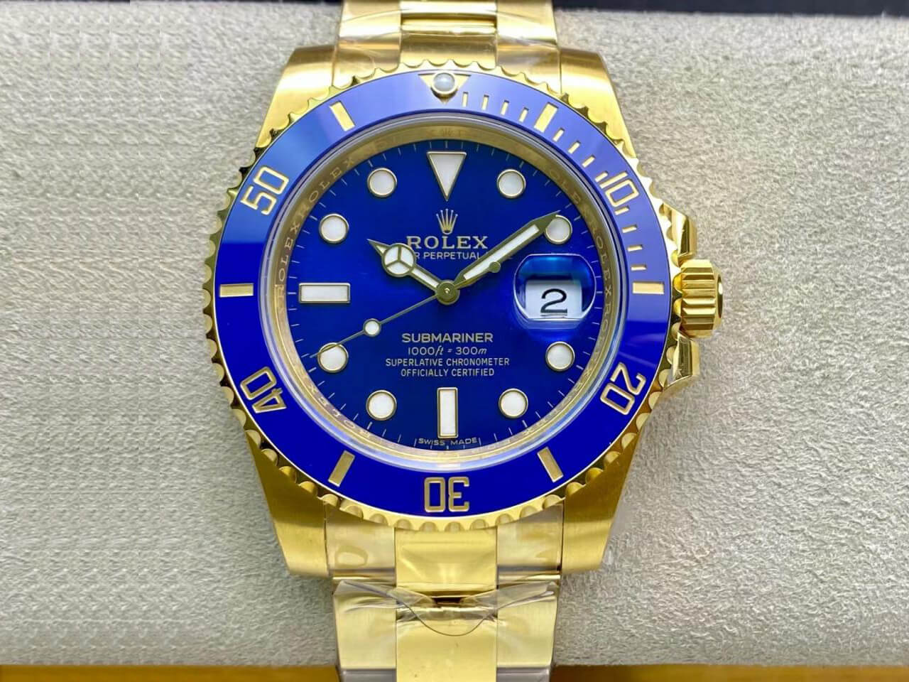 R01ex Submariner Replica M116618LB-0003 1:1 Best Edition VS Factory Blue Dial