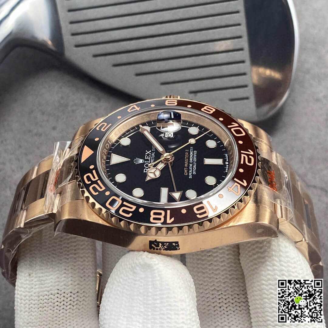 Replica R01ex GMT Master II 126715CHNR-0001 1:1 Best Edition GM Factory Rose Gold