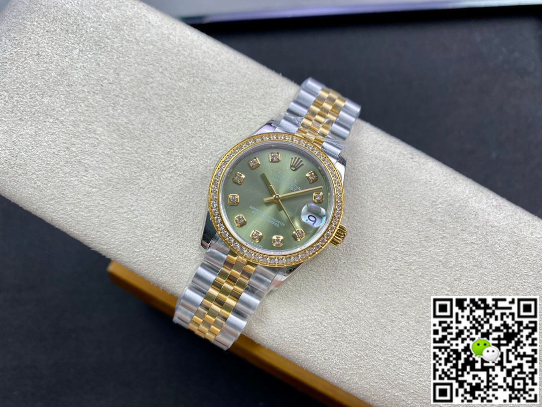 Replica R01ex Datejust M278383RBR-0030 31MM 1:1 Best Edition EW Factory D1am0nd Bezel