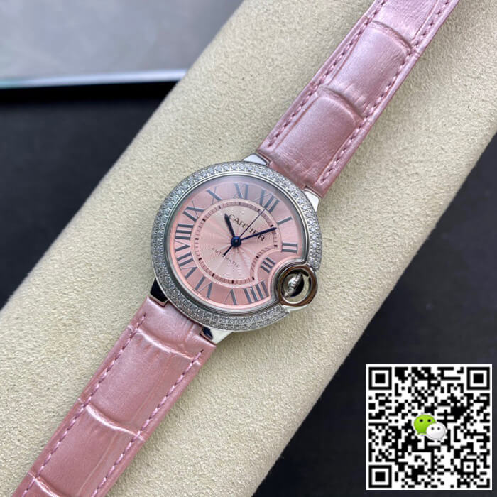 Replica Ballon Bleu De Ca*t1er 33MM 1:1 Best Edition V6 Factory D1am0nd Bezel