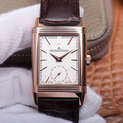 Jaeger Lecoultre Replica Reverso Flip 1:1 Best Edition MG Factory White Dial Swiss ETA854A/2