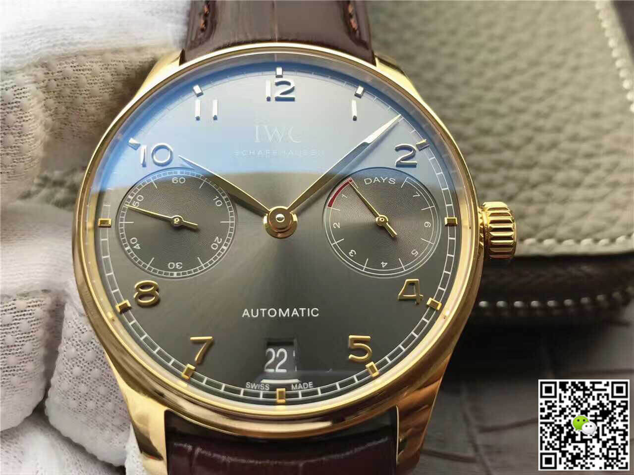 Replica IWC Portugieser IW500101 1:1 Best Edition ZF Factory Grey Dial