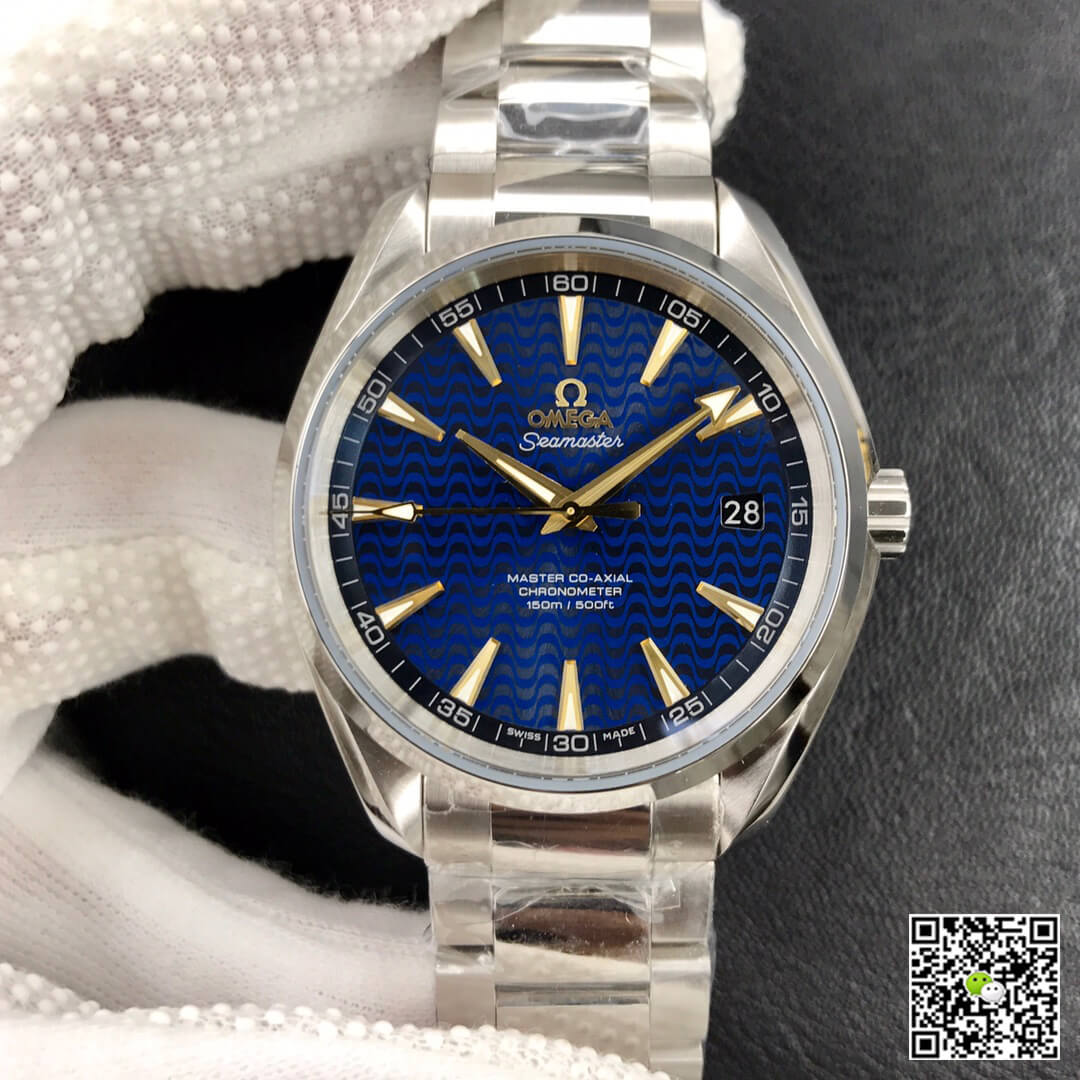 Replica 0me*ga Seamaster Aqua Terra 150M 1:1 Best Edition Rio Olympic Special Edition VS Factory Blue Dial