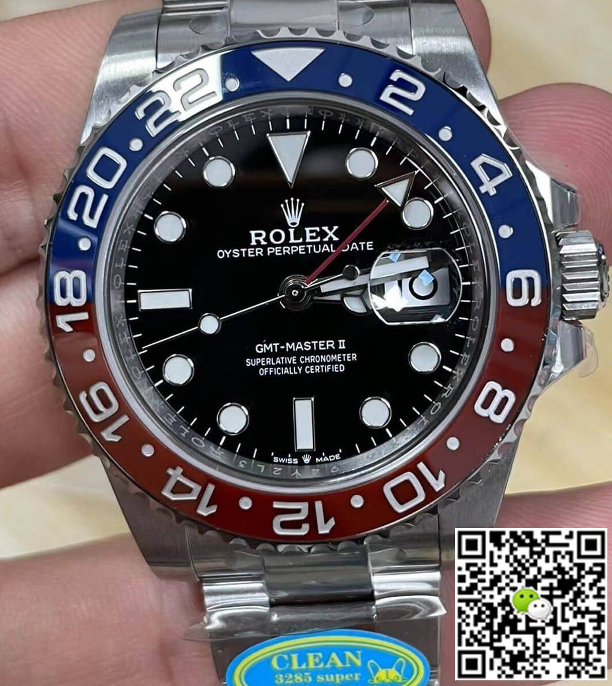 Replica R01ex GMT Master II M126710BLRO-0002 1:1 Best Edition Clean Factory V2 Black Dial