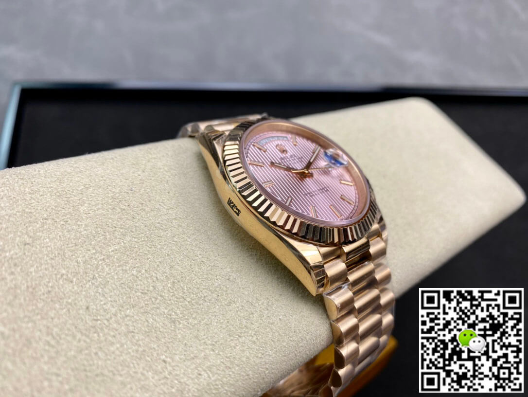 Replica R01ex Day Date M228235-0005 1:1 Best Edition EW Factory Rose Gold