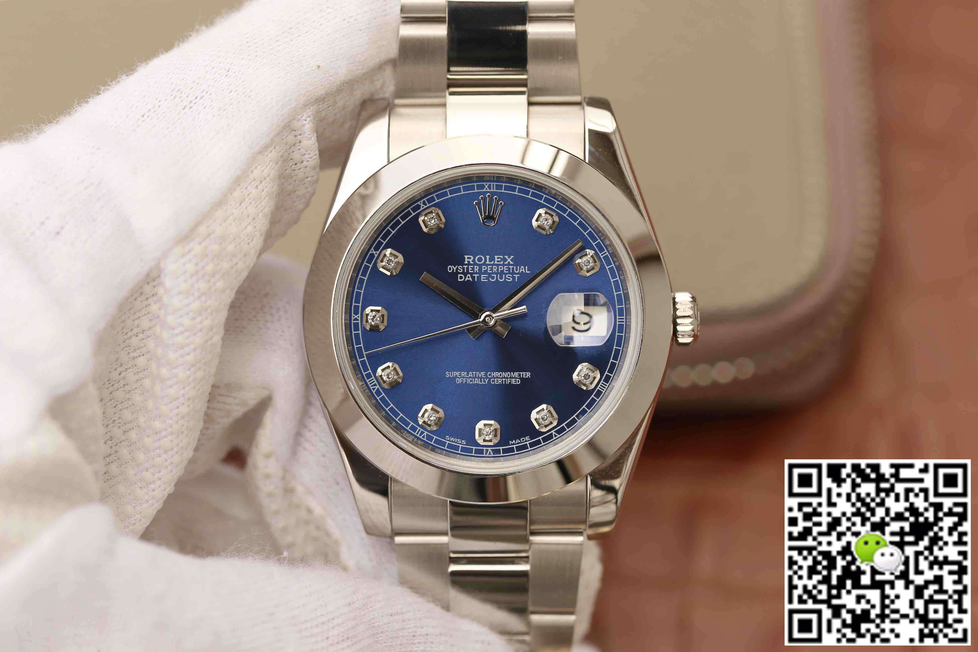 Replica R01ex Datejust M126300 1:1 Best Edition EW Factory Blue Dial