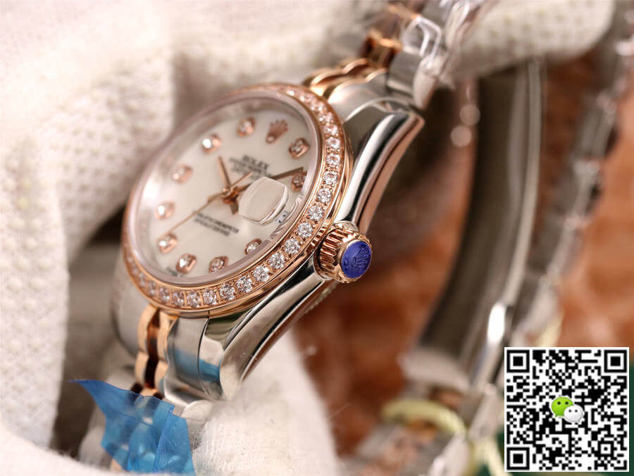 Replica R01ex Datejust 28MM 1:1 Best Edition BP Factory D1am0nd-set White Dial