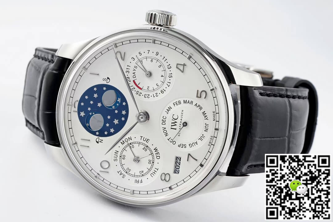 Replica IWC Portuguese Perpetual Calendar IW503406 1:1 Best Edition APS Factory White Dial