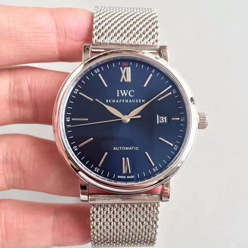 Replica IWC Portofino IW356512 MKS Factory 1:1 Best Edition Swiss ETA2892 Blue Sunburst Dial