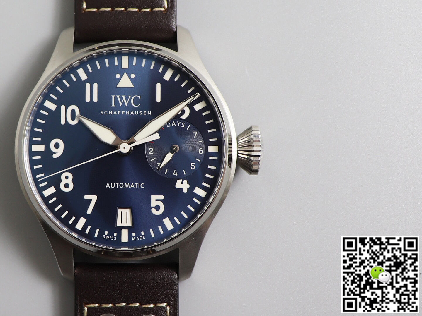 Replica IWC Pilot IW501002 1:1 Best Edition ZF Factory Blue Dial