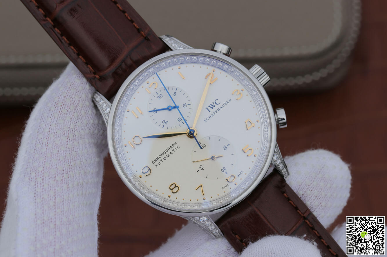 Replica IWC Portugieser IW371440 1:1 Best Edition ZF Factory V2 D1am0nd Bezel