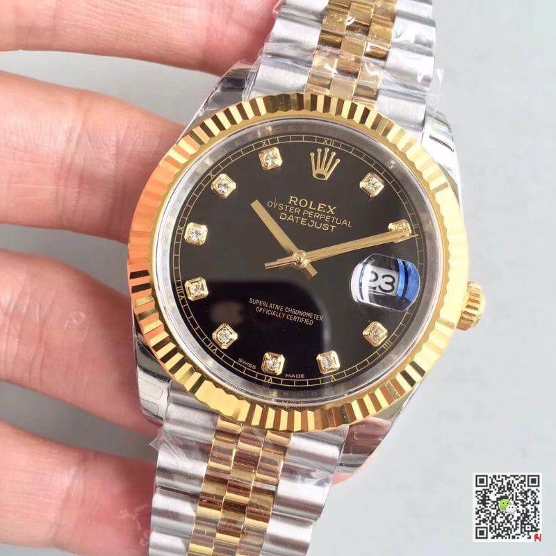 Replica R01ex Datejust II M126333-0013 1:1 Best Edition Swiss ETA3255 Stainless Steel Two Tone Bracelet
