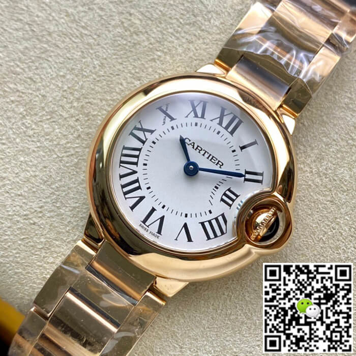 Replica Ballon Bleu De Ca*t1er 28MM WGBB0007 1:1 Best Edition V6 Factory White Dial