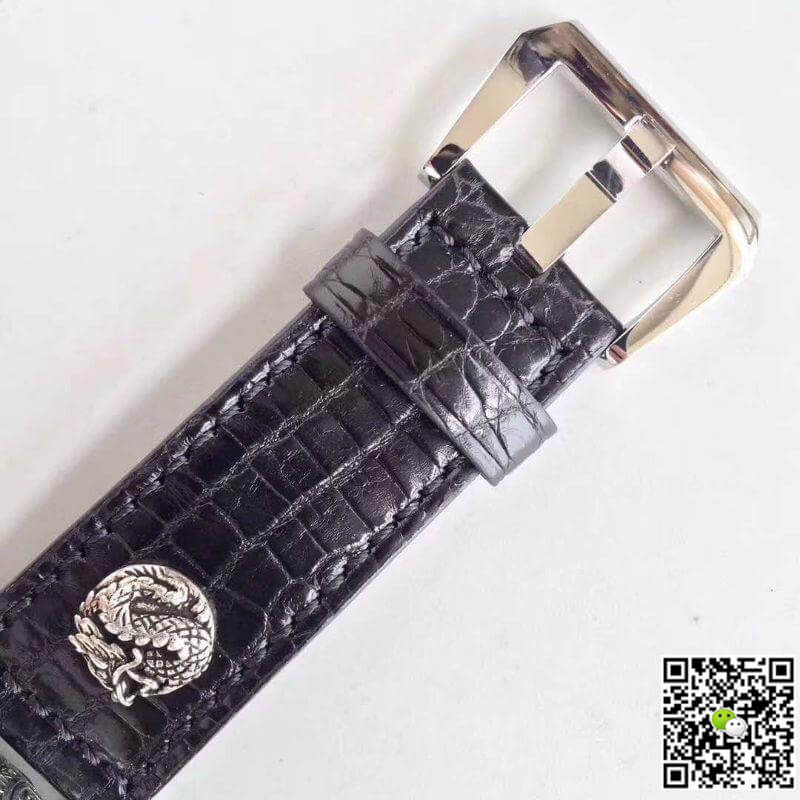 Pa*e*a1 Replica RADIOMIR FIRENZE 1:1 Best Edition Swiss ETA P9000 Black Cowhide Leather Strap