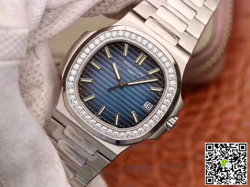 Pat*k Phi1i*pe Replica Nautilus 5711 PF Factory 1:1 Best Edition Swiss ETA324 Blue Dial