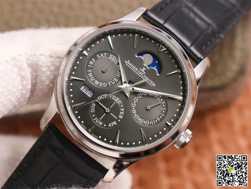 Replica Jaeger LeCoultre Master Ultra Thin 130354J 1:1 Best Edition V9 Factory Gray Dial Swiss ETA868