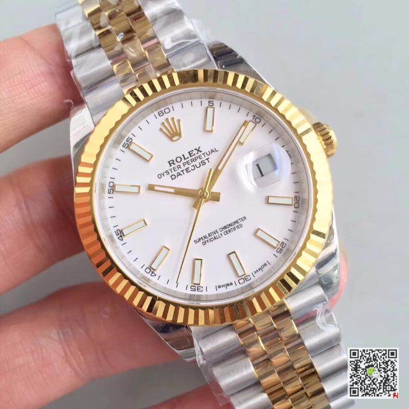 Replica R01ex Datejust M126333-0016 Mechanical Watches 1:1 Best Edition White Dial