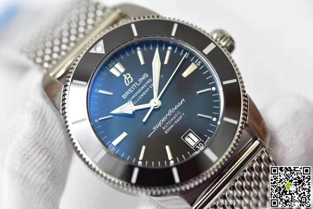 Breitling Replica S*perocean Heritage II AB201013 GF Factory 1:1 Best Edition Swiss ETA9015 Blue Dial