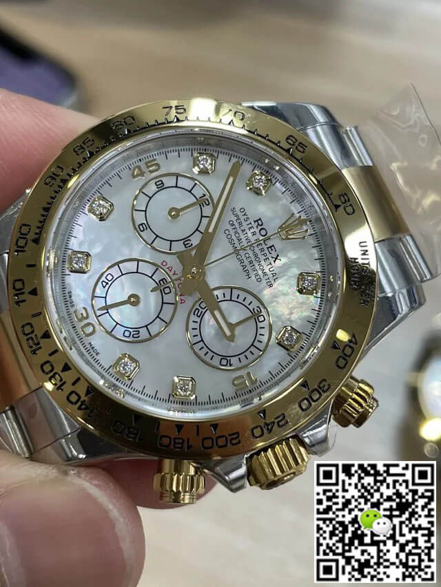 Replica R01ex Daytona M116503-0007 1:1 Best Edition BT Factory Mother-Of-Pearl Dial