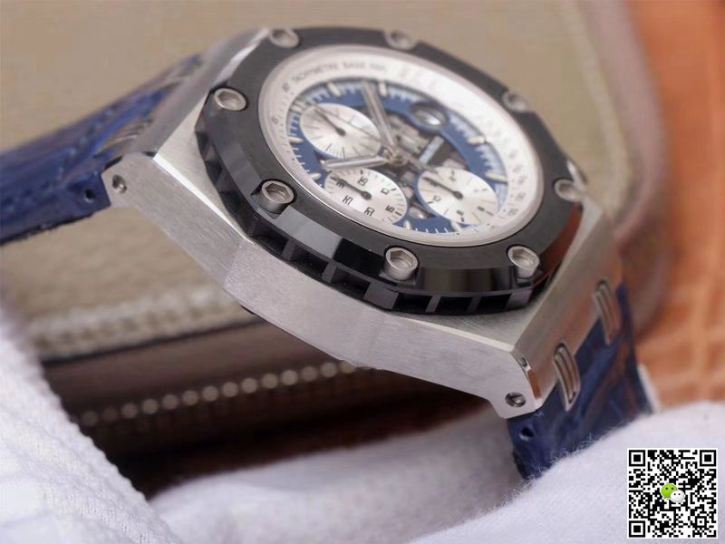 Replica Audemars P1g*et Royal Oak Offshore 26078PO.OO.D018CR.01 1:1 Best Edition JF Factory Blue Dial Swiss ETA3126