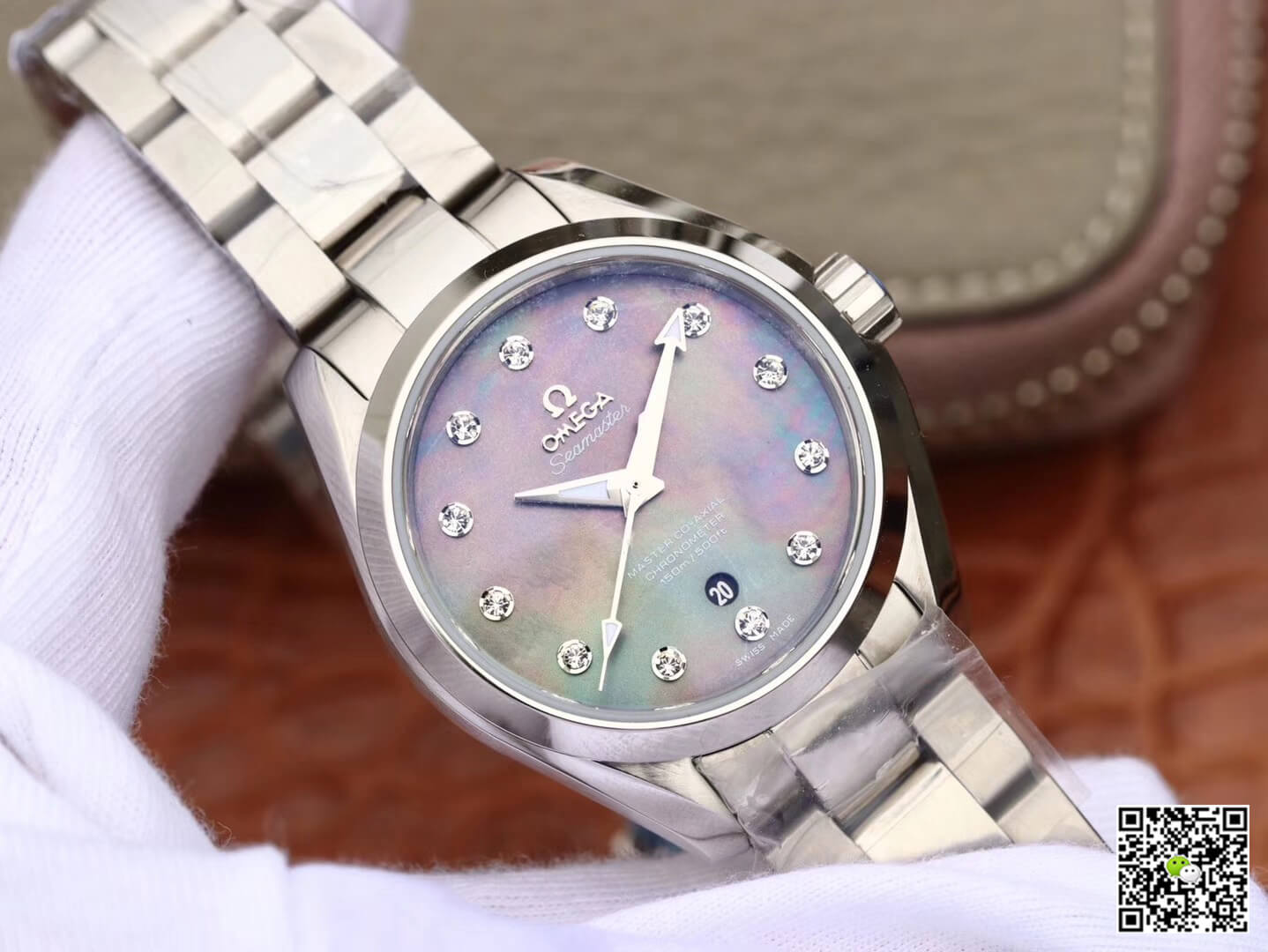 Replica 0me*ga Seamaster 231.10.34.20.57.001 Aqua Terra 150M 1:1 Best Edition 3S Factory Fritillaria D1am0nd Dial