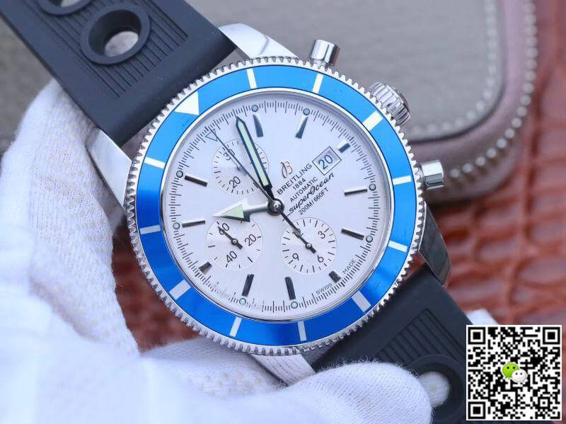 Breitling Replica S*perocean Heritage II A1331217 OM Factory 1:1 Best Edition Swiss ETA7750 White Dial