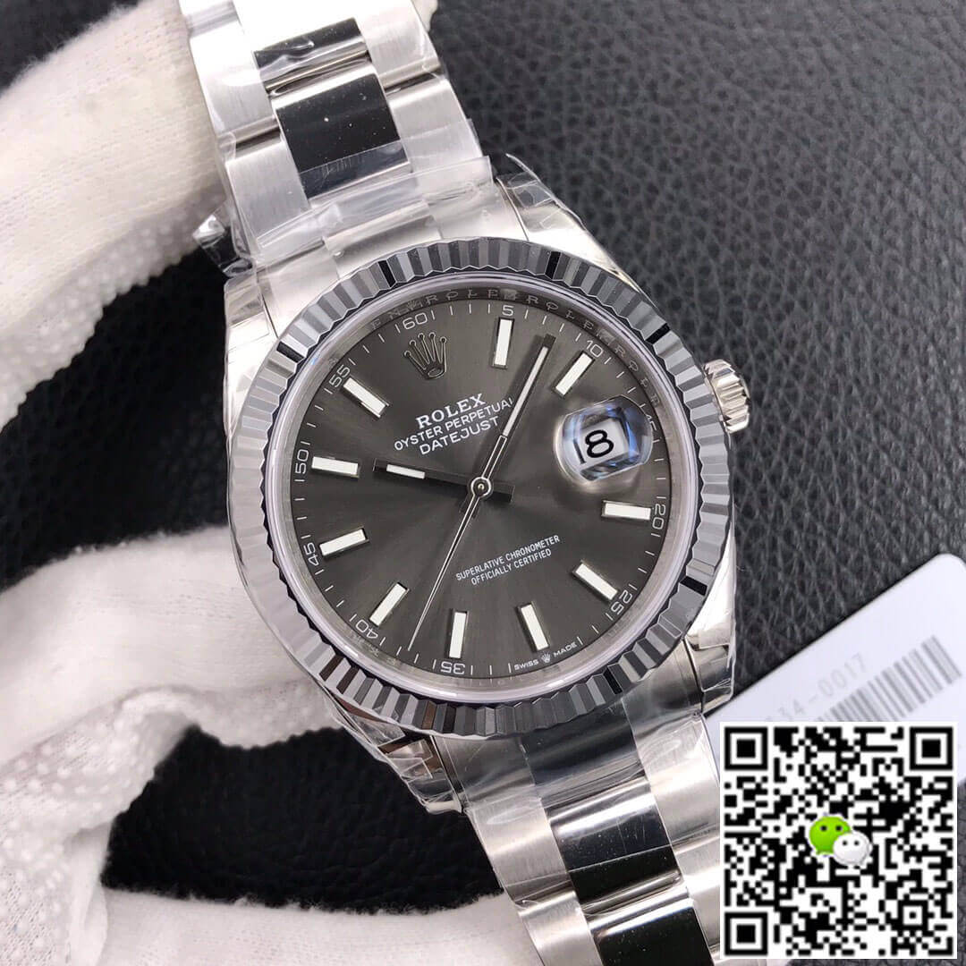 Replica R01ex Datejust M126334-0013 1:1 Best Edition VS Factory Grey Dial