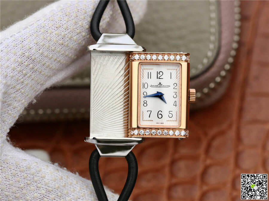 Jaeger Lecoultre Replica Reverso 3264520 1:1 Best Edition MG Factory Rose Gold D1am0nd