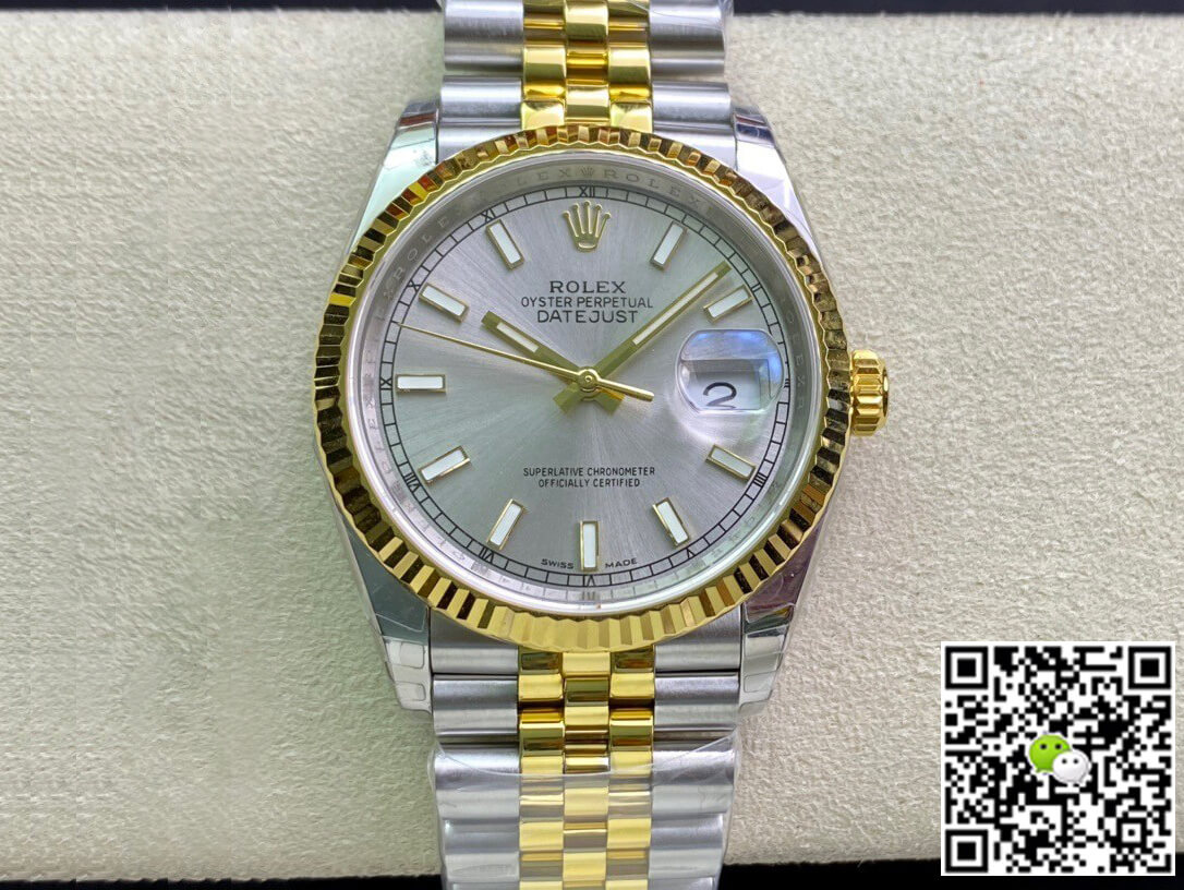 Replica R01ex Datejust 126233 36MM 1:1 Best Edition EW Factory Yellow Gold