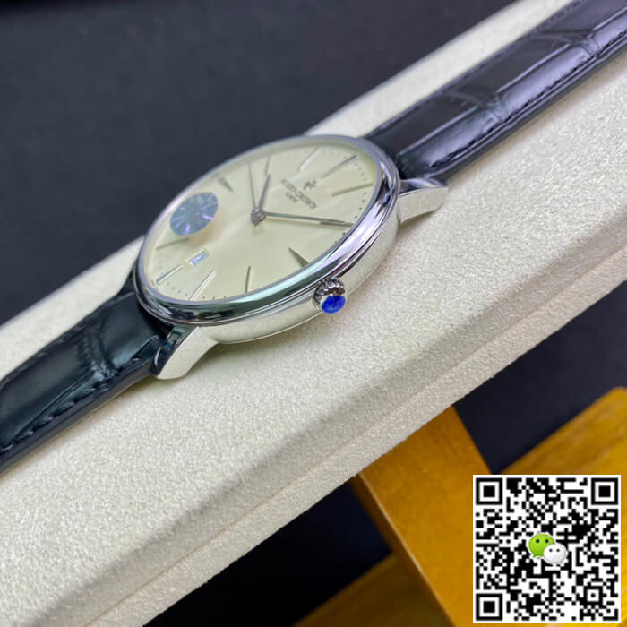 Vacheron C0nstan1n Replica Patrimony 85180/000G-9230 MKS Factory 1:1 Best Edition Swiss ETA9015 Silver Dial