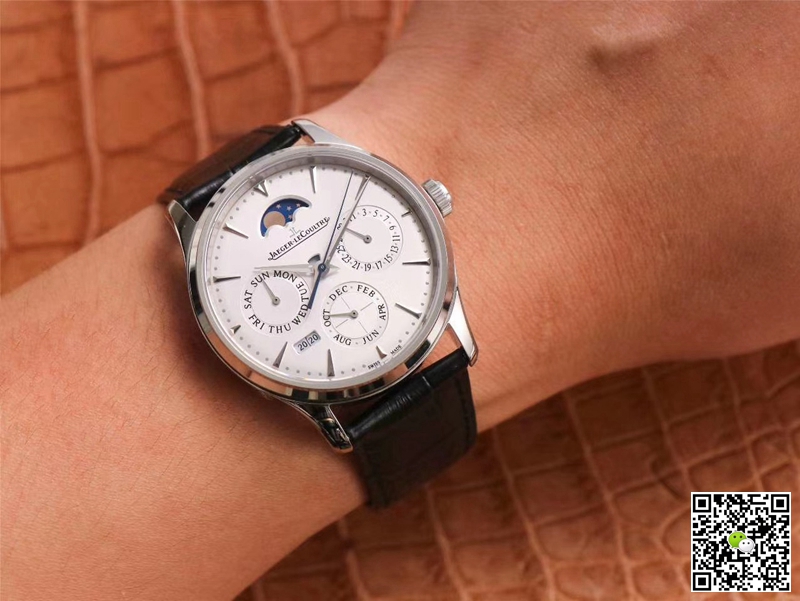 Replica Jaeger LeCoultre Master Ultra Thin 130842J 1:1 Best Edition V9 Factory White Dial Swiss ETA868