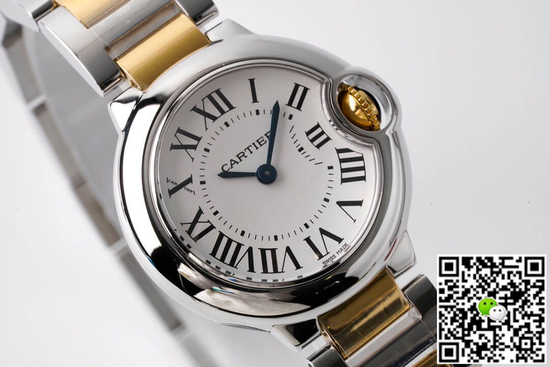 Replica Ballon Bleu De Ca*t1er 28MM W69007Z3 1:1 Best Edition AF Factory White Dial