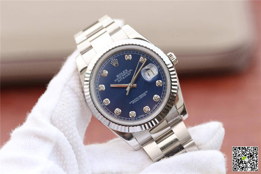 Replica R01ex Datejust M126334-0015 1:1 Best Edition EW Factory Blue Dial