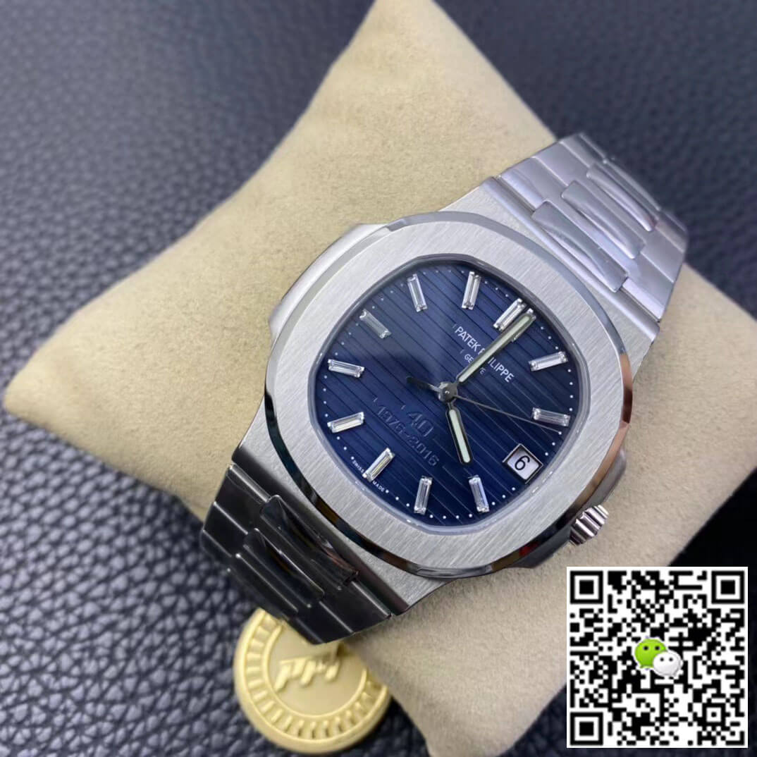 Replica Pat*k Phi1i*pe Nautilus 5711/1P 40th Anniversary 1:1 Best Edition PPF Factory Blue Dial